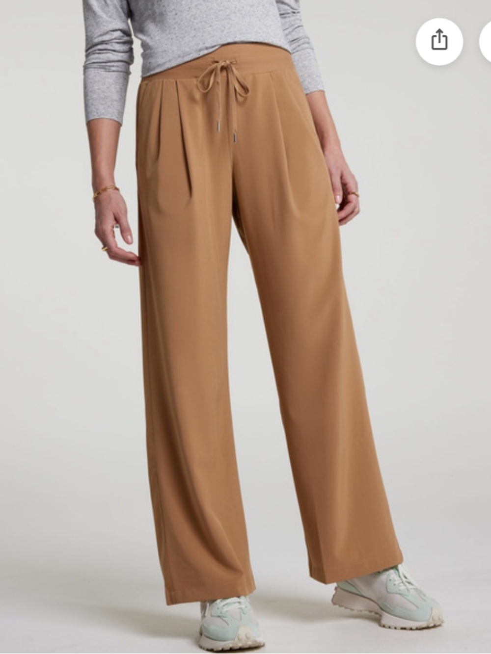 New w/tags Calia Journey Collection Truelight Wideleg Pants Tan Large